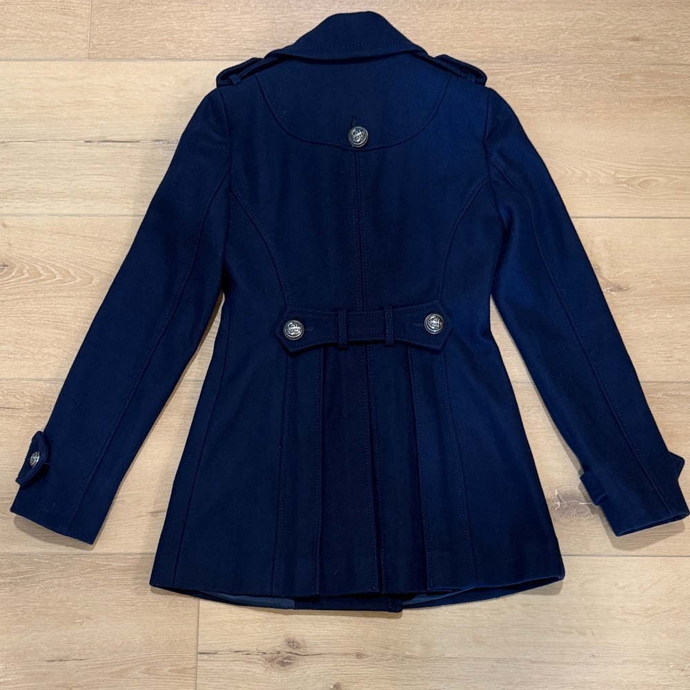 Miss Sixty Navy Pea Coat - Picture 2 of 4
